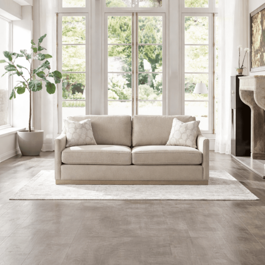 Rahaf Light Beige Sofa (218cm)