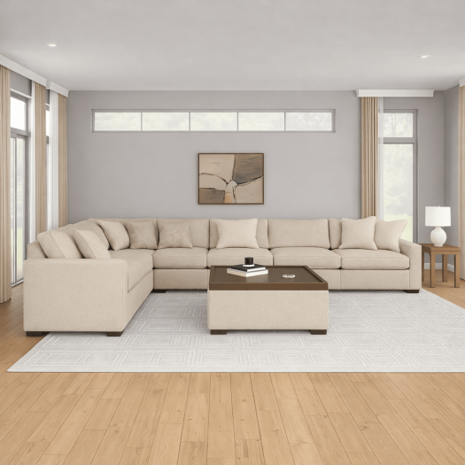 Reinforce 6 Piece Sectional