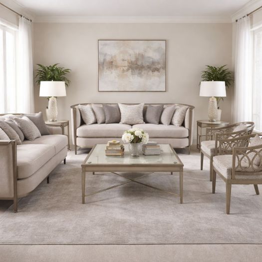 Rensick Pewter Sofa Set