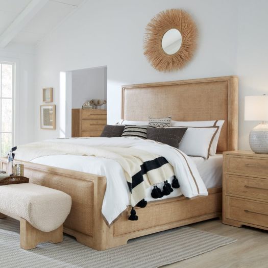 Retreat California King Cane Panel Bed