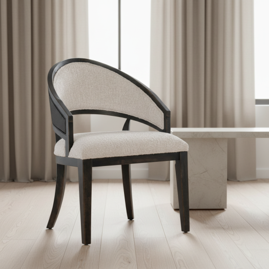 Retreat Cane Barrel Back Chair