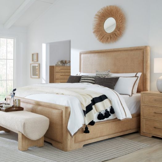 Retreat King Cane Panel Bed