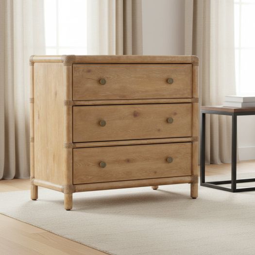 Retreat Pole Rattan Nightstand