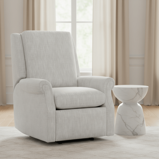 Roll Arm Manual Glider Recliner