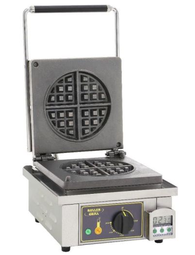 Roller Grill GES 75 Single 4 Piece Round Waffle Iron - GP310