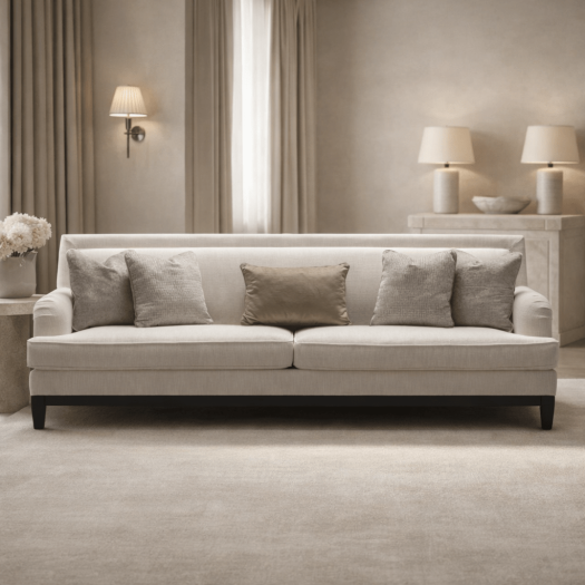 Romanian Key Beige 5 Seater Sofa