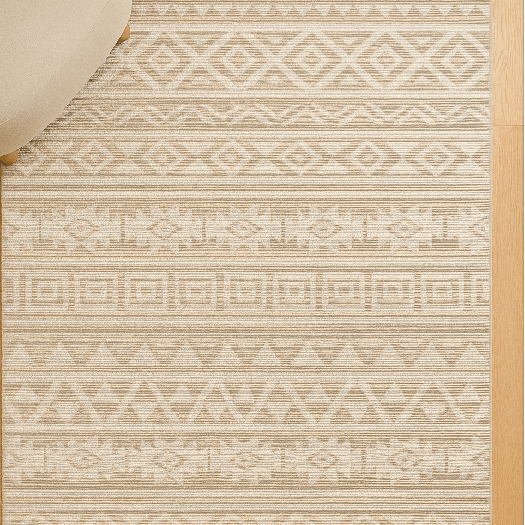 Roots Ferrera Hima Light Beige Rug