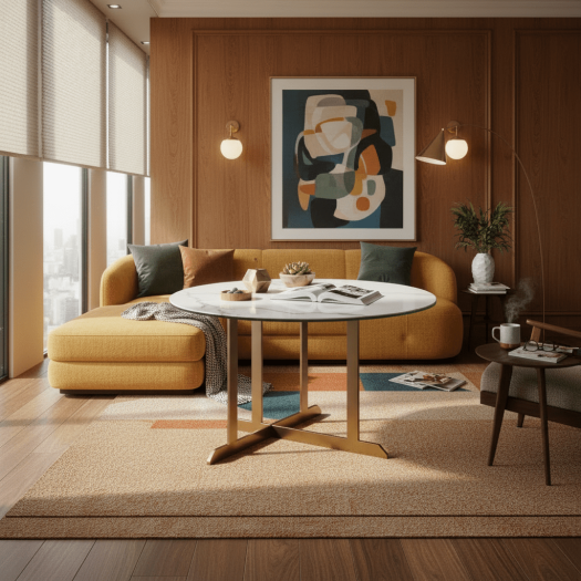 ROUND COCKTAIL TABLE