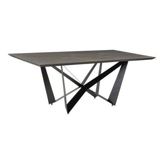 Brolio Dining Table Charcoal