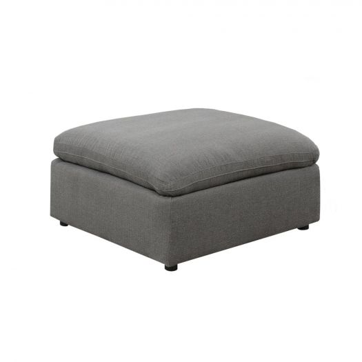 Cloud 9 Charcoal Ottoman Sectional