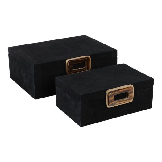 S/2 11/14 Lawson Suede Tigers Eye Gemstone Hardwa