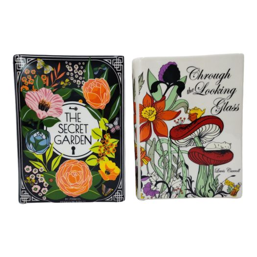 S/2 8x6 Book Vase, Multi