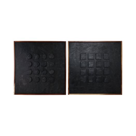 S/2 94x47 Hand Painted Rnd-square Block Dimensions