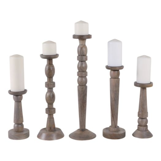 S/5 10/12/16/18/22 Candle Sticks