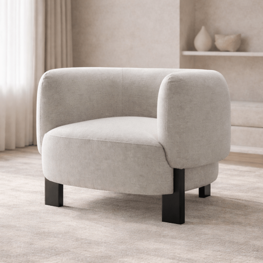 Sahara Sand Leaner Arm Chair