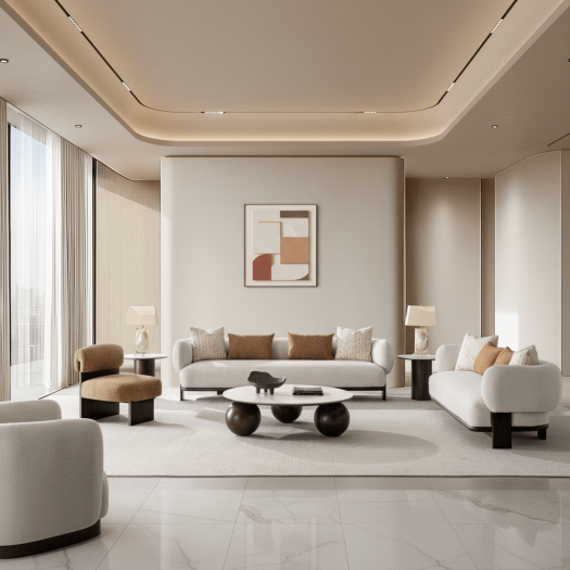 Sahara Sand Leaner Beige Sofa