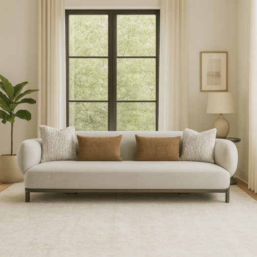 Sahara Sand Leaner Beige XL Sofa