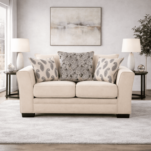 San Antonio Cream Loveseat (165cm)