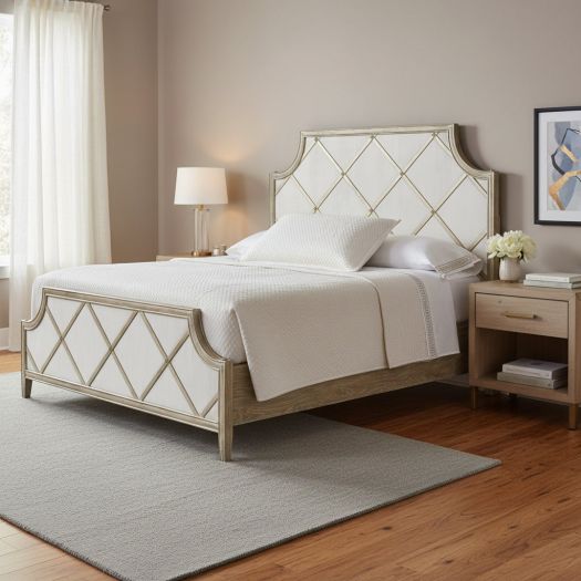 Sanctuary Diamont King Panel Bed