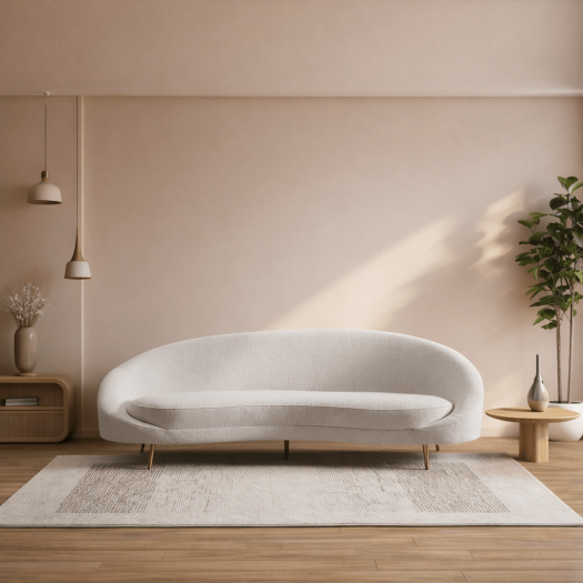 Santiago Cream Sofa W235