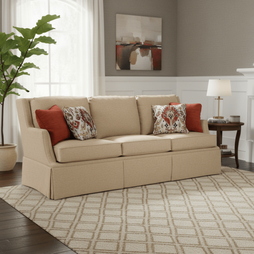 Savannah Skirted Grand Sofa