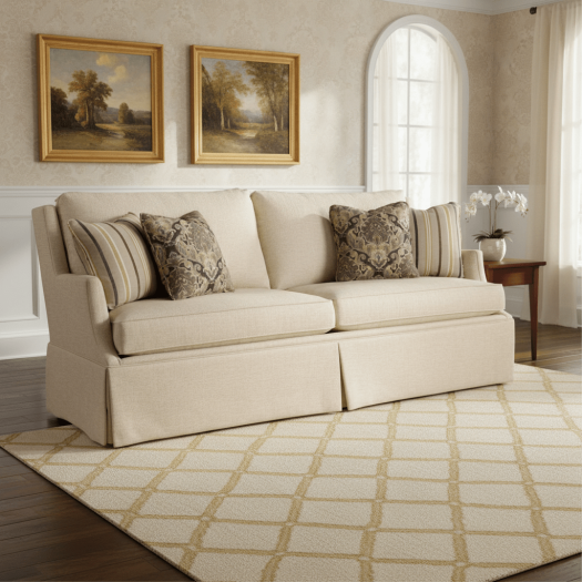 Savannah Skirted Sofa