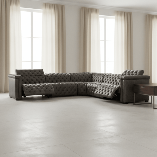 Savion Grandier 5-Piece Sectional with Power Recline & Power Headrest