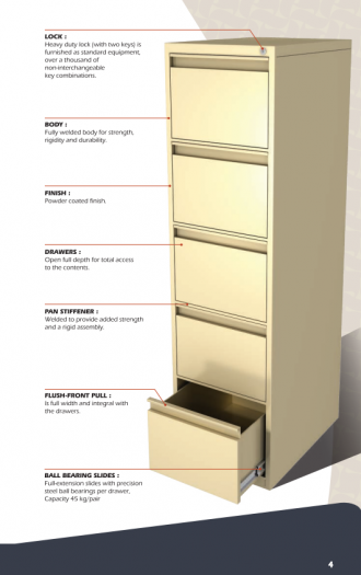 5 Drawers cabinet - G