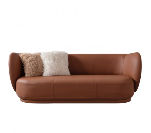 Amani'S Boutique Brown Leather Sofa