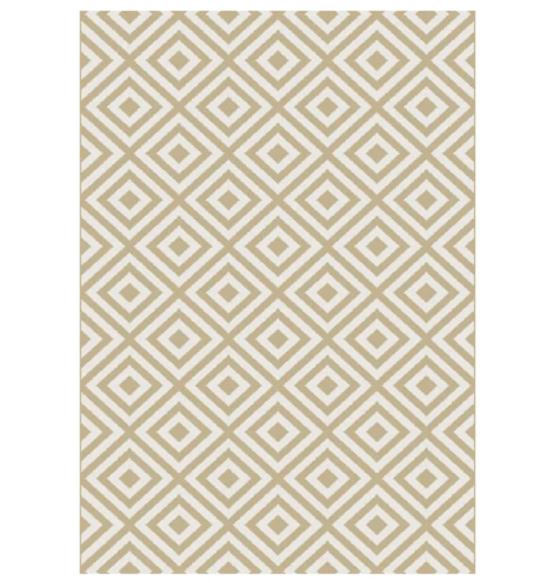 Roots Diamond Beige Rug