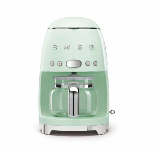 Smeg 50's Style Drip FIlter Coffee Machine, Pastel Green