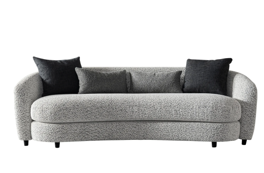 Jamie Grey Boucle Sofa (232cm)