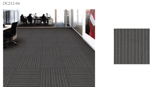 DC GREY CARPET TILE - With installation
