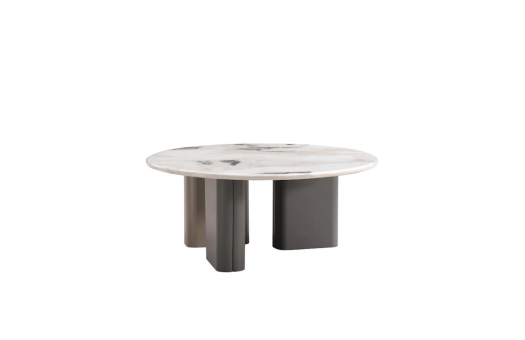Celadon Charm Marble Round Coffee Table
