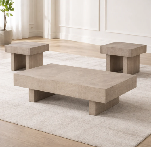 Jorlaina end table and coffee table set