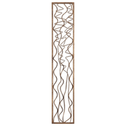 Scribble Aged Gold Wall Panel