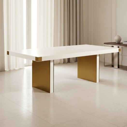 Selena Cream Ash Dining Table