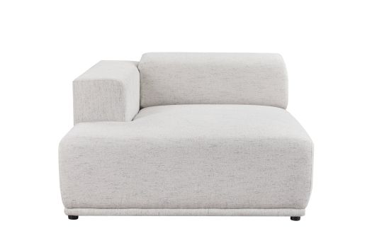 Serene light gray LAF Chaise (118CM)