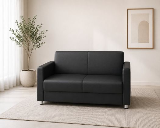 Aera Two Seater Sofa - Black