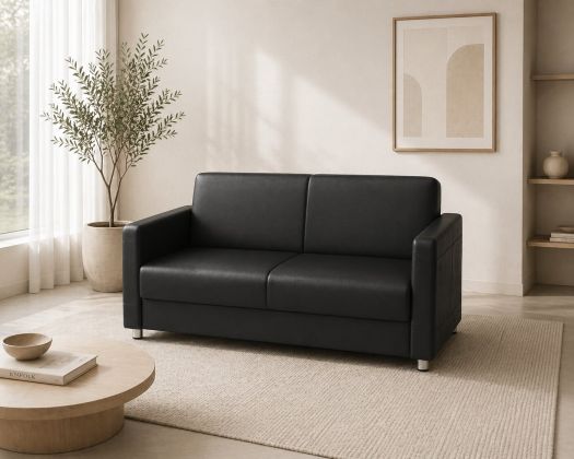 Aera Three Seater Sofa - Black
