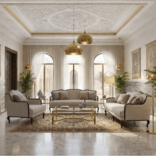 Shoug Grey Sofa Set