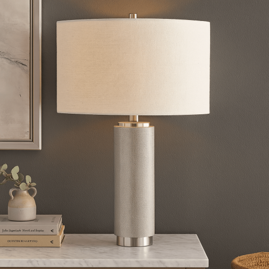 Silver Nostalgia Table Lamp