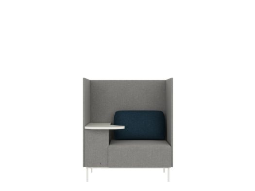 Lancy Right-Hand Lounge Sofa - Grey