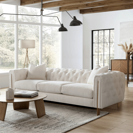 Sofia Beige Loveseat W182