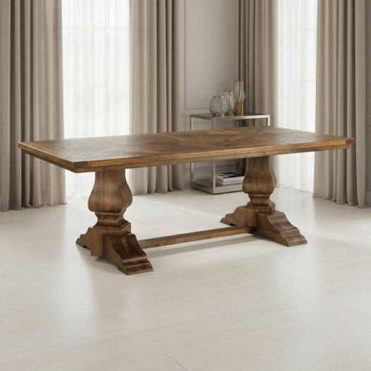 St. Florian Double Pedestal Dining Table