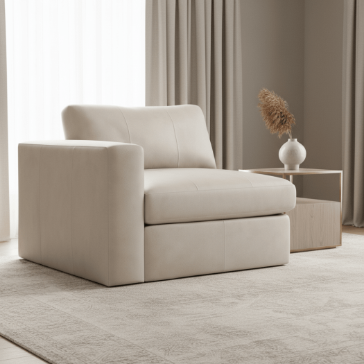 Stafford Leather Left Arm Chair