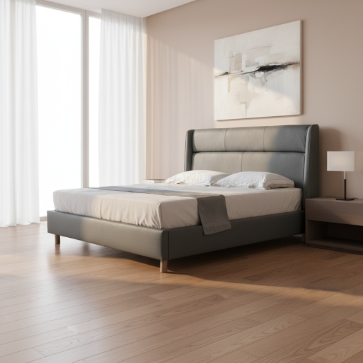 Starlit Sleeper Grey King Bed x W196