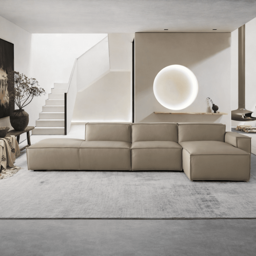 Steffan leather Sectional