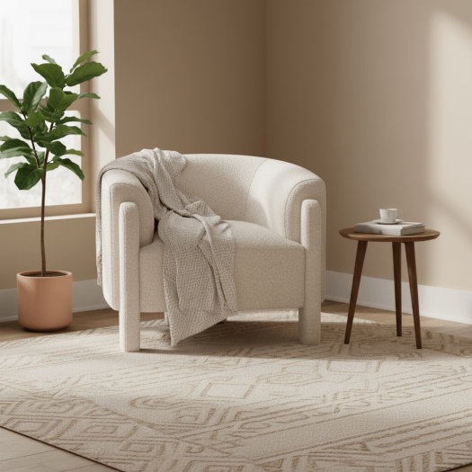 Storm Cream Accent Chair (89cm)