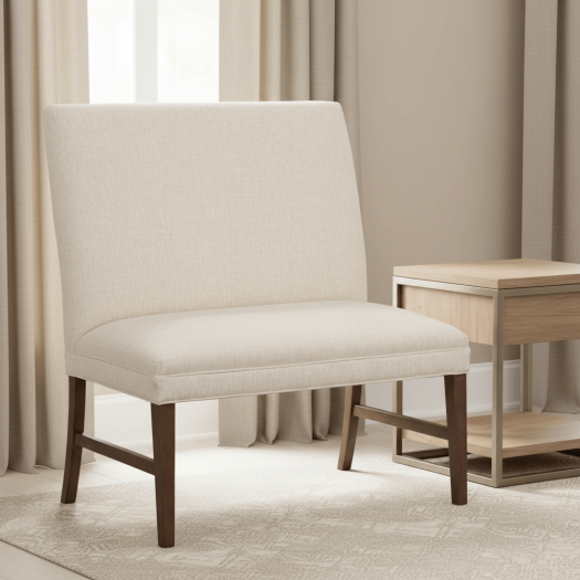 Straight Back Armless Banquette 36